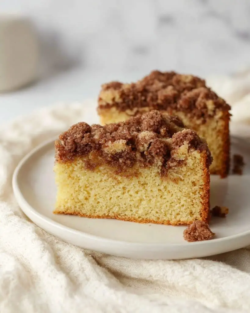 Single Serve Sour Cream Coffee Cake with Streusel Topping Recipe