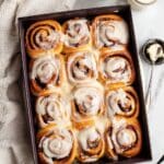 Homemade Cinnamon Rolls with Cream Cheese Frosting Recipe