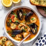 Julia Child-Inspired French Bouillabaisse Seafood Stew Recipe