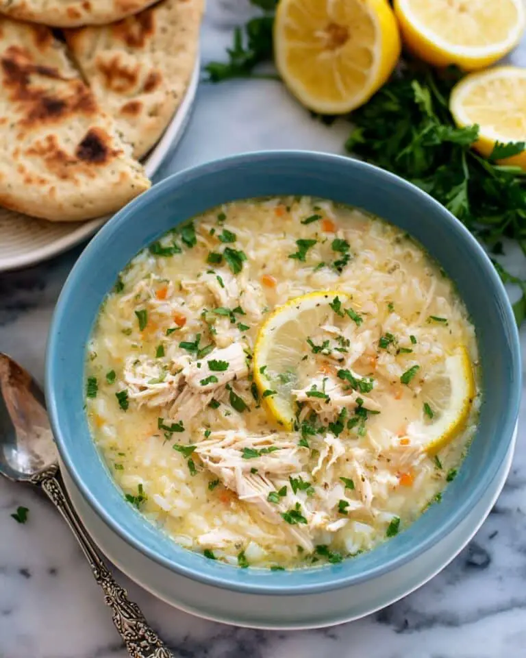 Avgolemono Soup (Greek Lemon Chicken Soup) Recipe