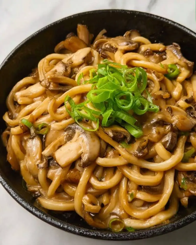 Creamy Mushroom Udon Recipe