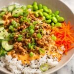 Ground Turkey Rice Bowls with Bang Bang Sauce Recipe