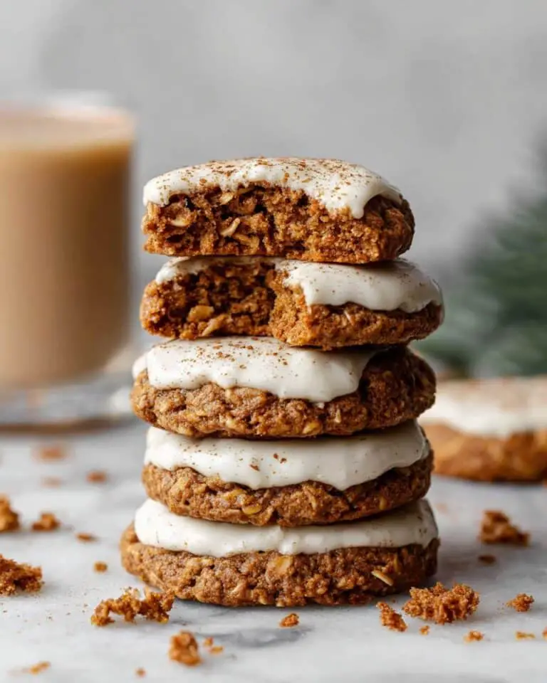 Gingerbread Latte Cookies with White Chocolate Dip Recipe