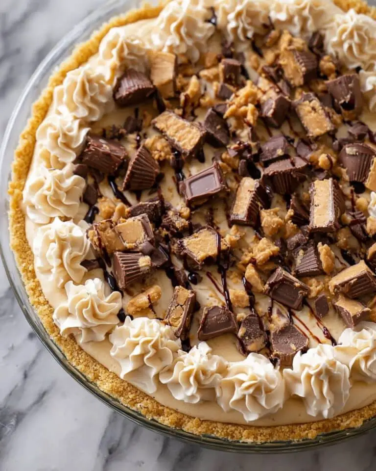 Reese’s Cup No Bake Peanut Butter Pie Recipe