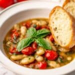 Tomato Basil Butter Beans Recipe