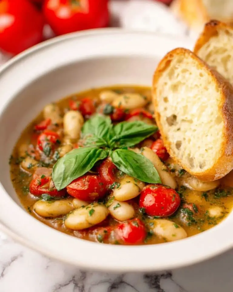 Tomato Basil Butter Beans Recipe