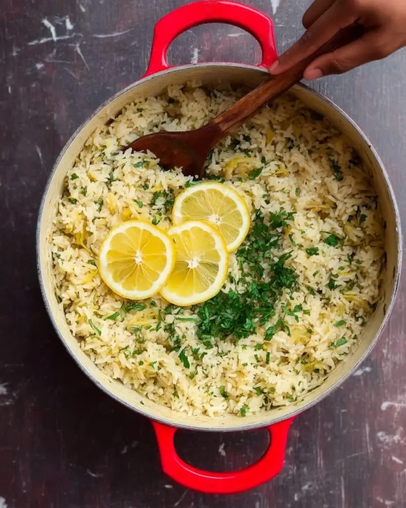 Greek Lemon Rice Recipe