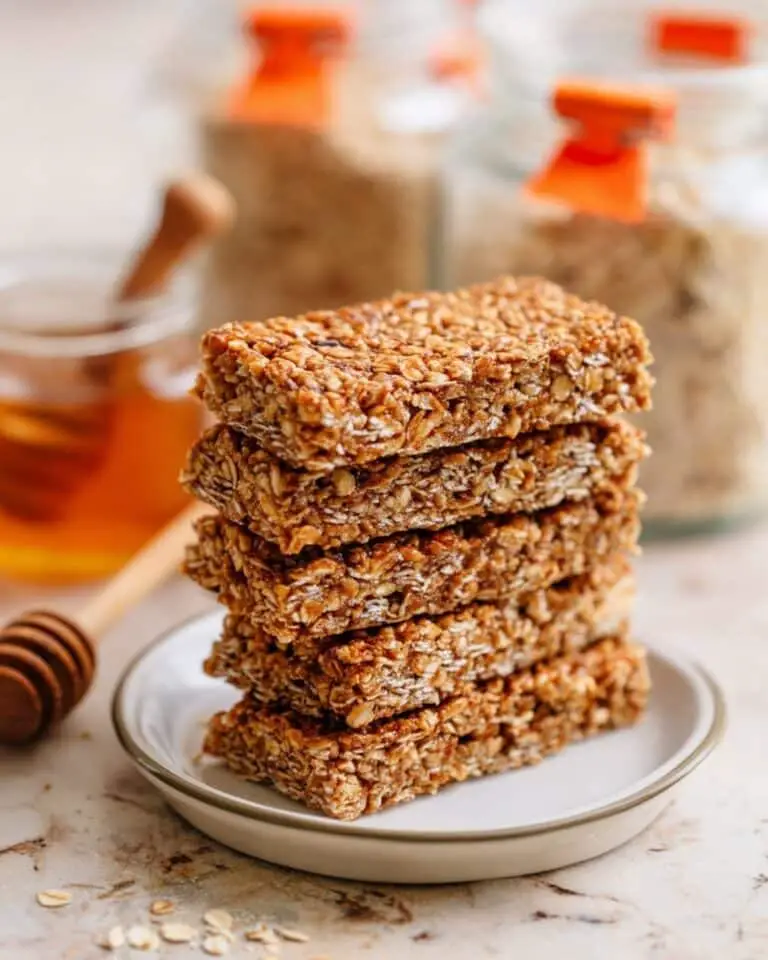 Honey Oatmeal Bars Recipe