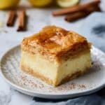 Delicious Greek Galaktoboureko (Custard Pie) with Flaky Phyllo and Sweet Lemon Honey Syrup Recipe