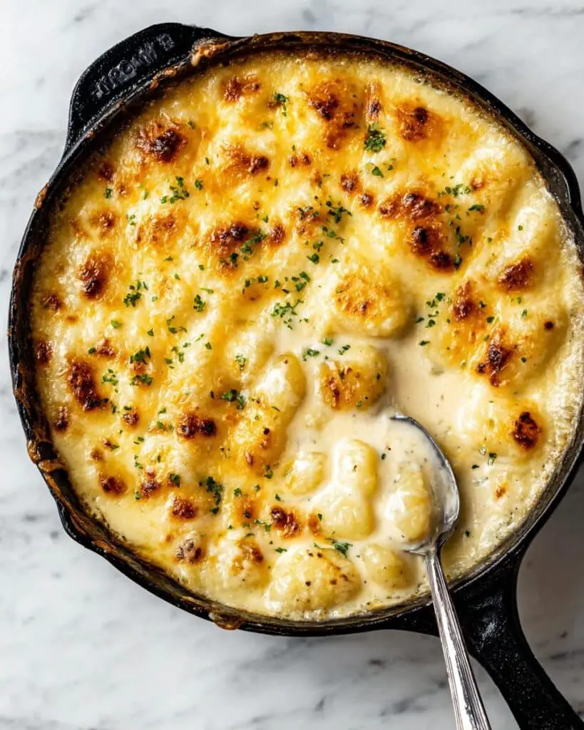 Three Cheese Mac and Cheese Gnocchi Recipe