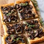 Mushroom Tart with Goat Cheese Recipe