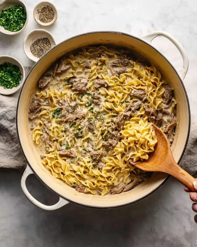 30-Minute Ground Beef Stroganoff Recipe