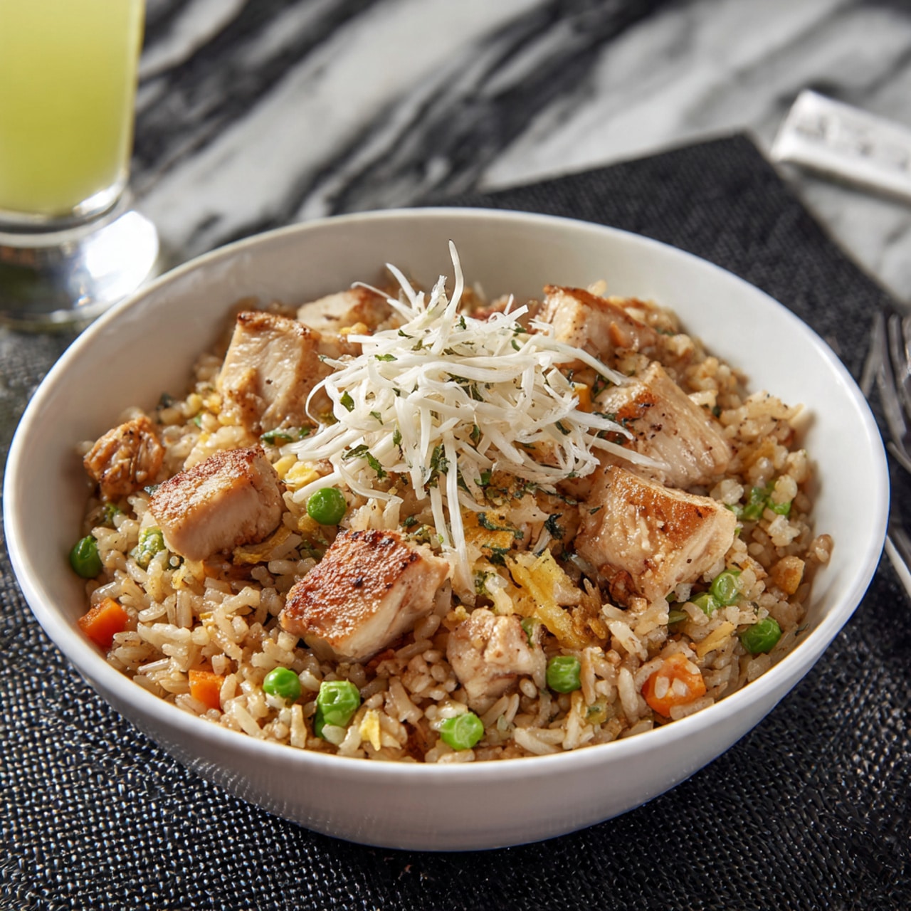 Crispy Tofu Fried Rice Recipe