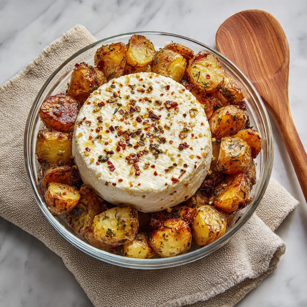 Baked Feta Potatoes Recipe