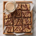 Chocolate Granola Bars with Cocoa, Peanut Butter, and Dark Chocolate Drizzle Recipe