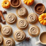 Pumpkin Spice Latte Cookies with Coffee Mascarpone Cream and White Chocolate Ganache Recipe