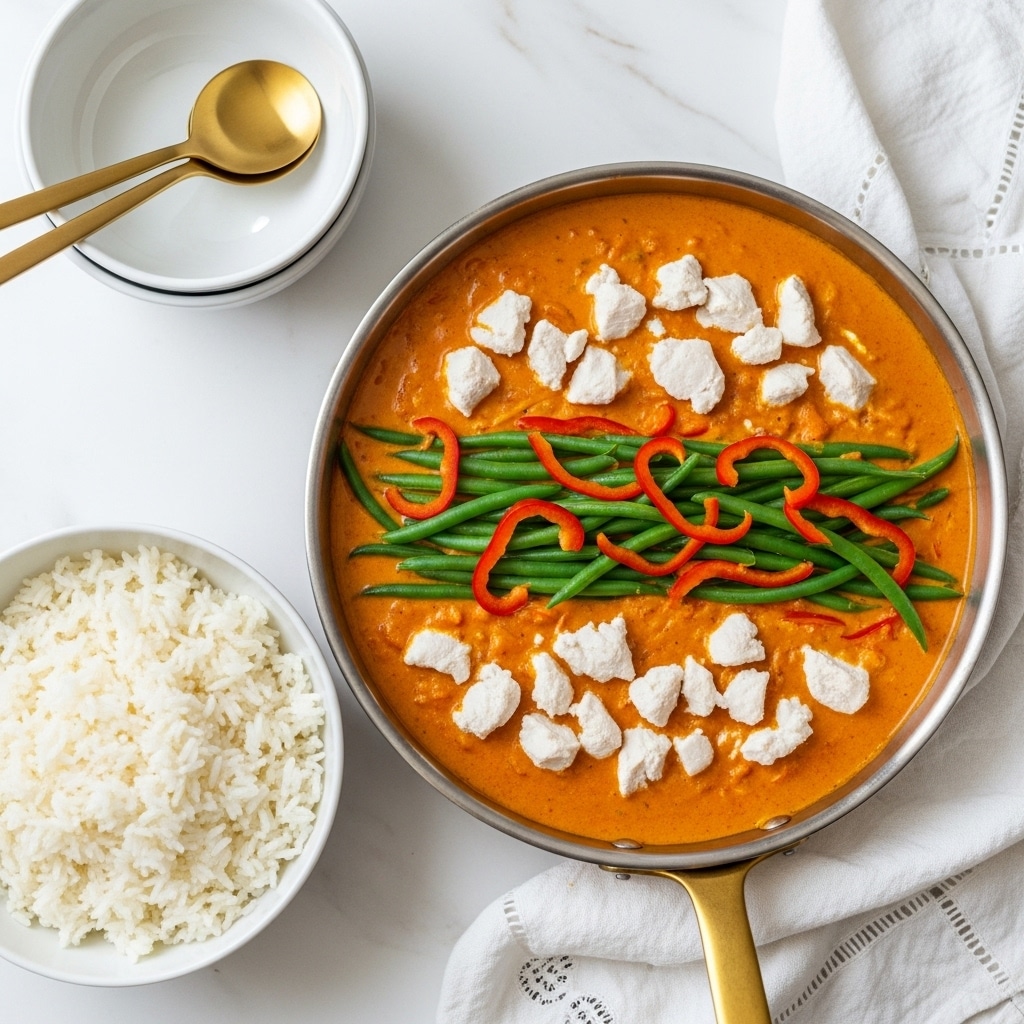 Thai Red Chicken Curry with Vegetables Recipe