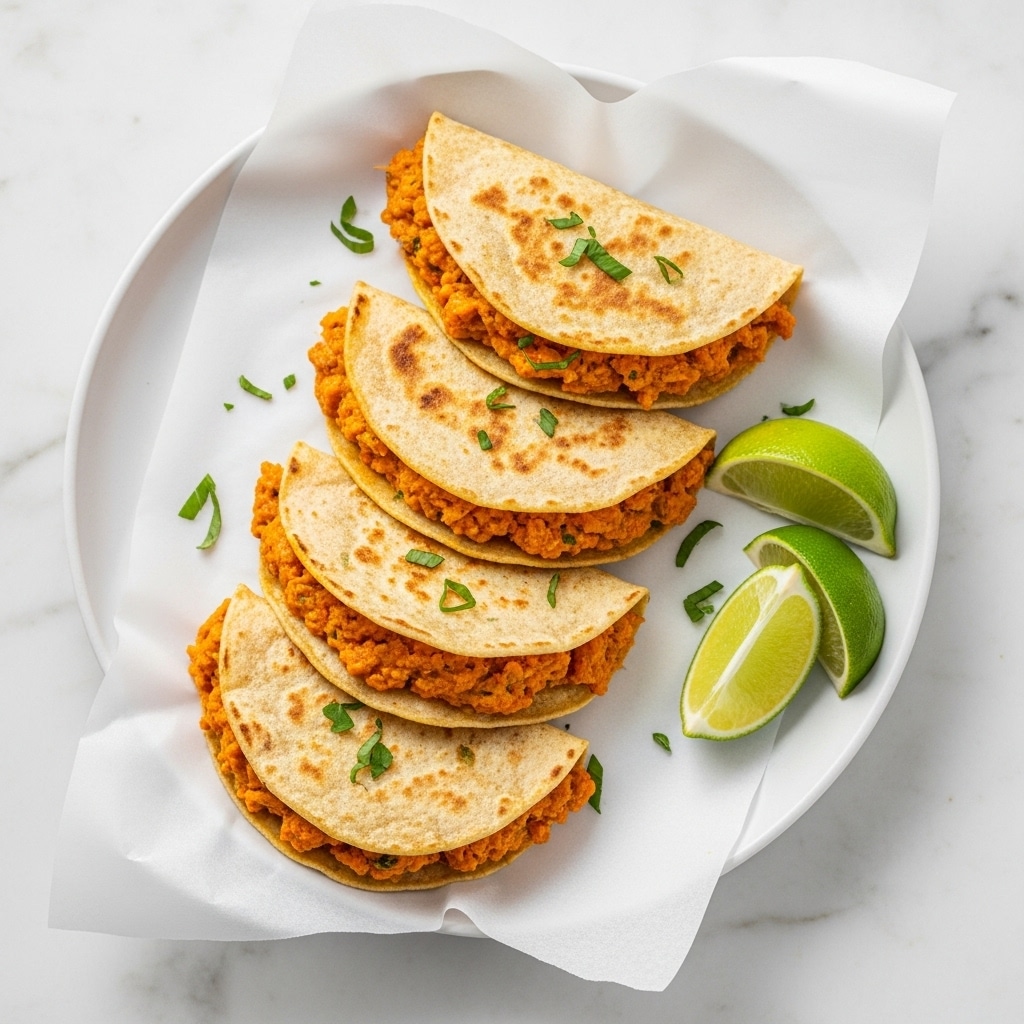 Crispy Buffalo White Bean Tacos (Vegan) Recipe