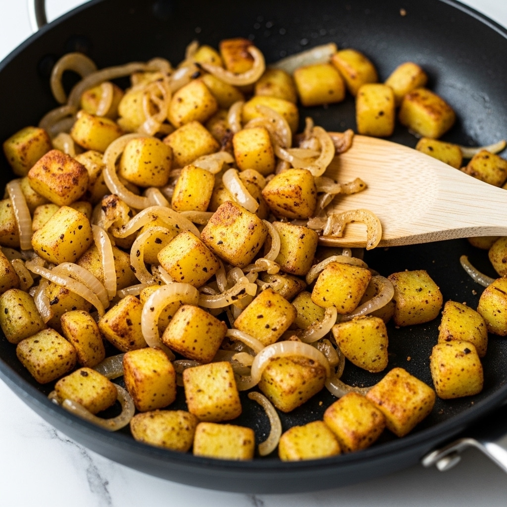 Fried Potatoes and Onions Persian Style (Do Piazeh Aloo) Recipe