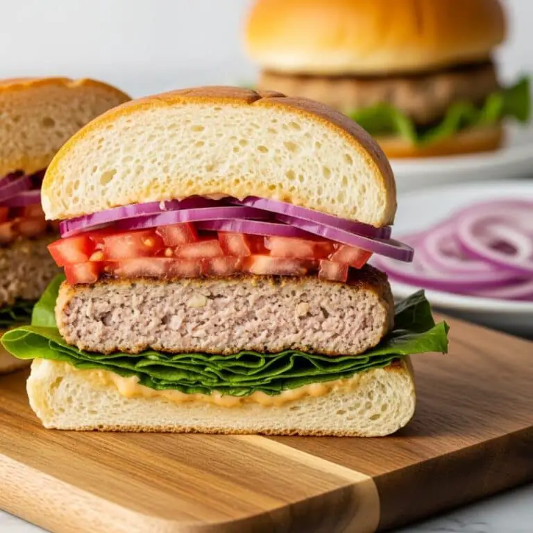 Best Ever Chicken Burger with Mediterranean-Spiced Chicken Patties Recipe