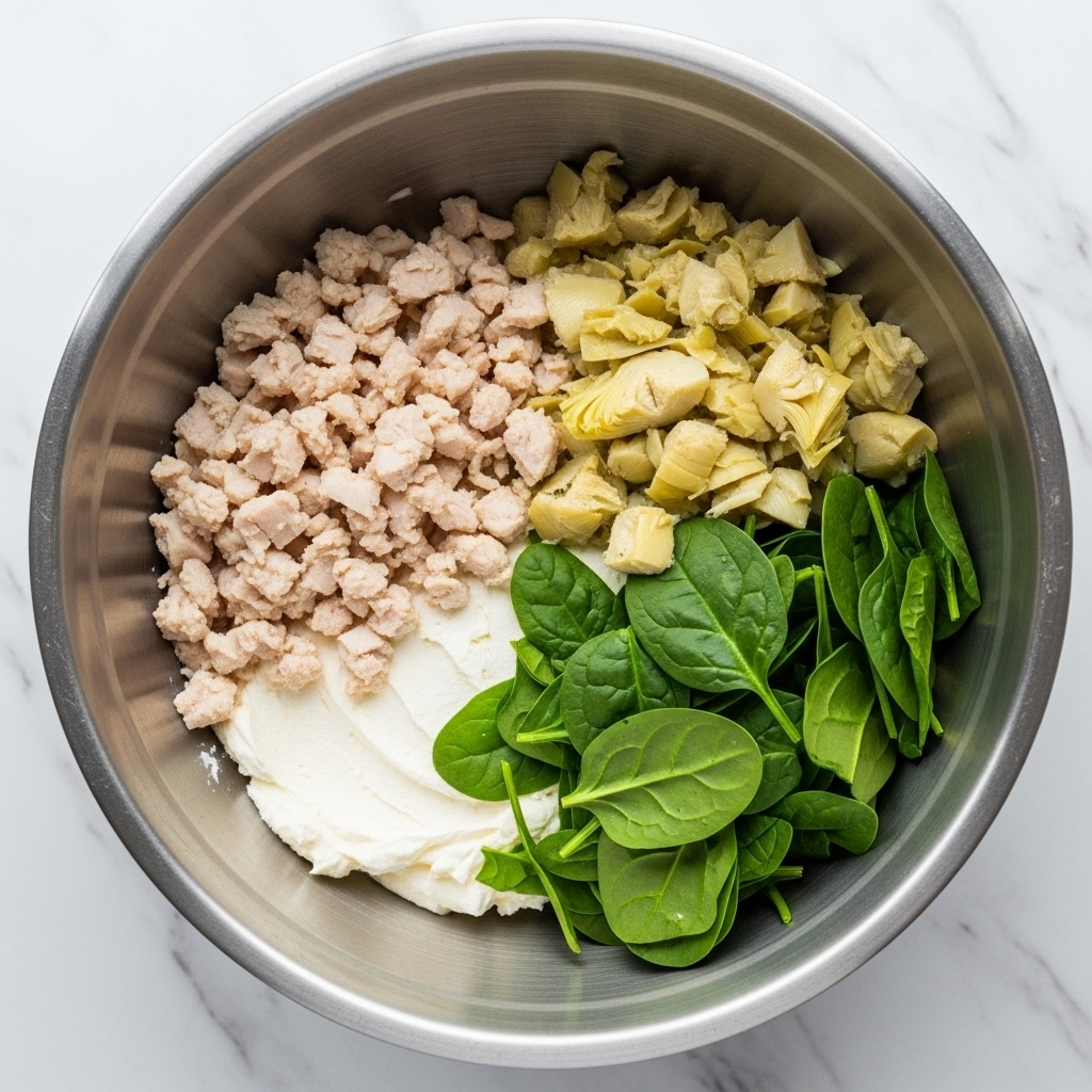 Creamy Spinach Artichoke Chicken Casserole Recipe