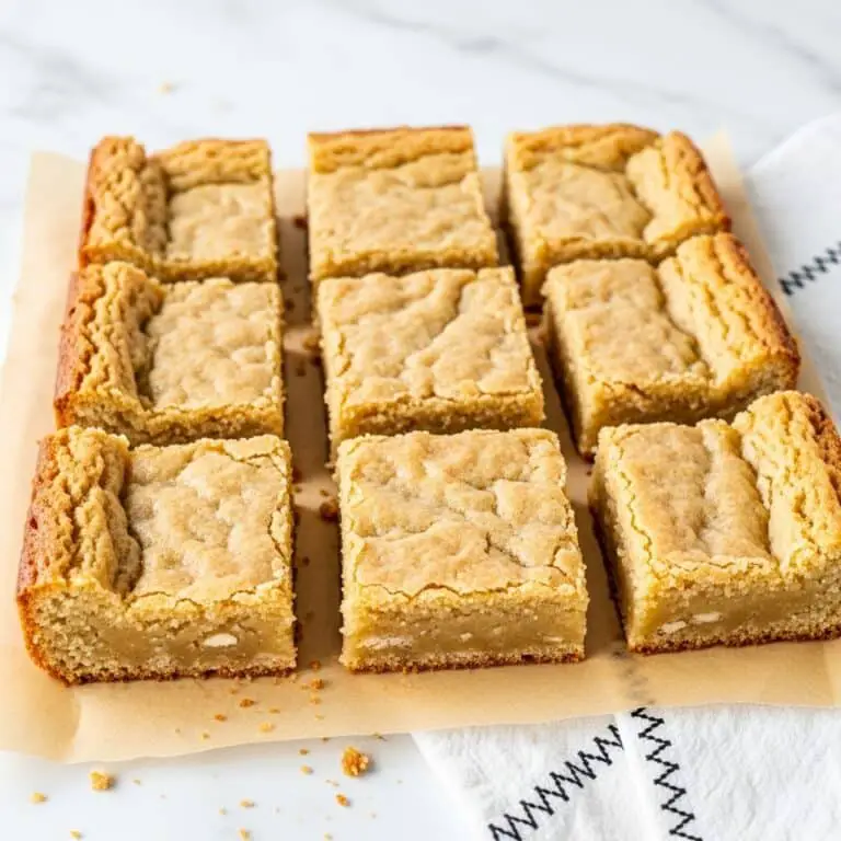 Peanut Butter Blondies Recipe