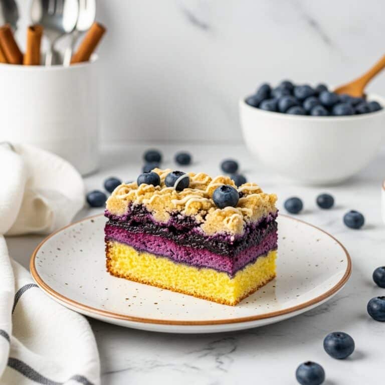 Vegan Blueberry Crumb Cake Recipe