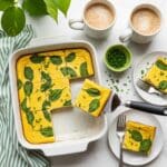 Spinach Artichoke Sun-Dried Tomato Breakfast Casserole Recipe