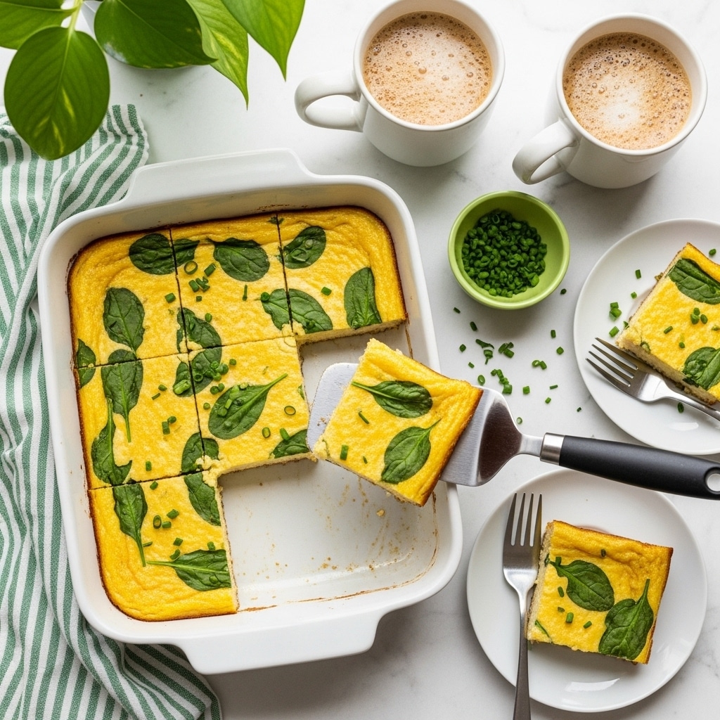 Spinach Artichoke Sun-Dried Tomato Breakfast Casserole Recipe