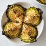 Miso Butter Roasted Cabbage Wedges with Crispy Panko Breadcrumbs Recipe