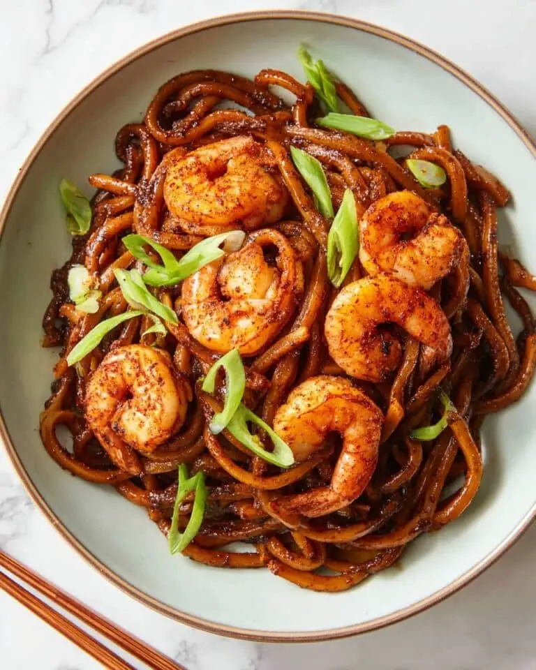 15-Minute Chili Garlic Shrimp Noodles Recipe