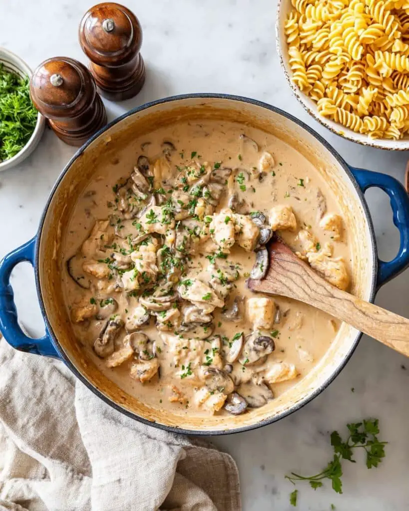 Creamy Chicken Stroganoff Recipe
