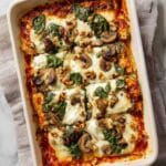 Spinach & Mushroom Vegetarian Lasagna Recipe