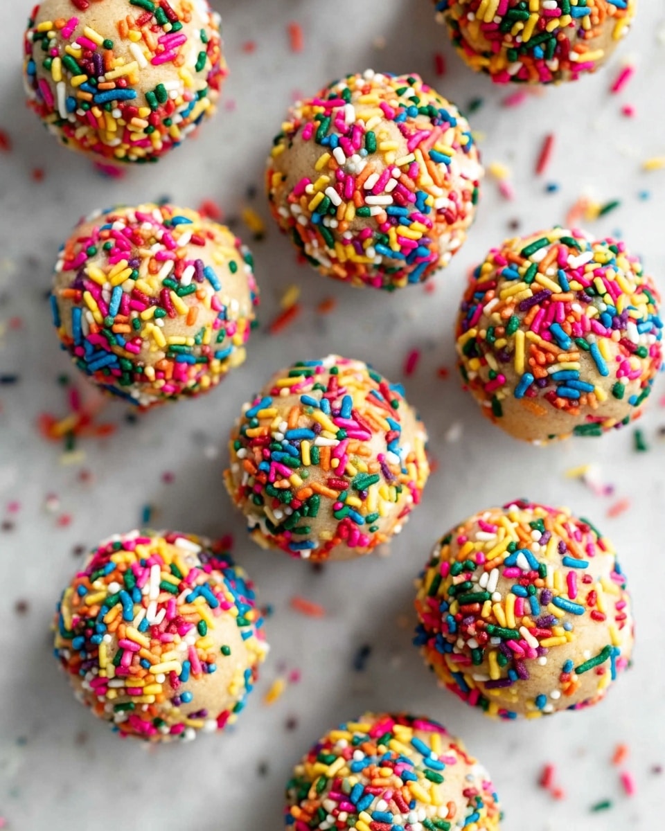 Cake Batter Protein Balls Recipe