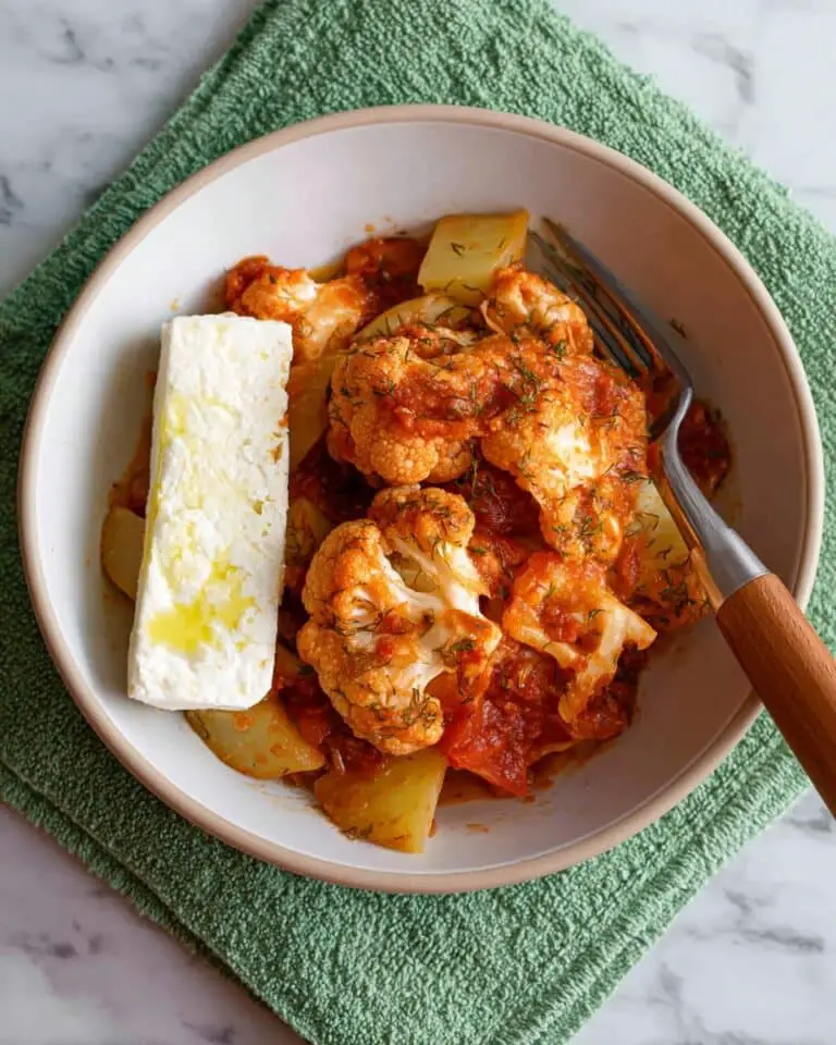 Cauliflower Stew with Tomato Sauce and Potatoes Recipe
