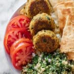 Baked Lemon Herb Quinoa Falafel Recipe