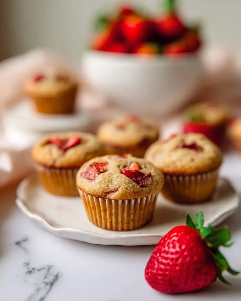 Strawberry Yogurt Muffins Recipe