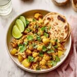 Aloo Gobi: Roasted Potatoes and Cauliflower in Spiced Tomato Masala Recipe