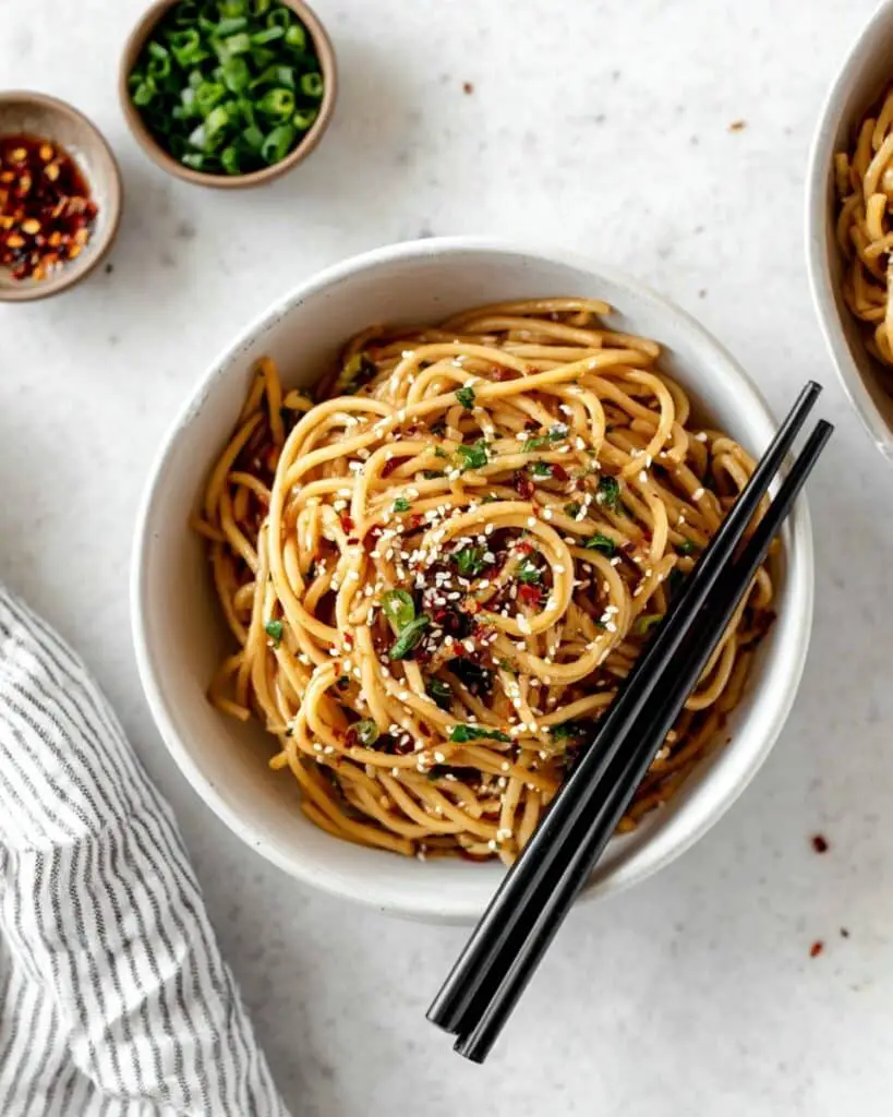 Garlic Sesame Noodles Recipe