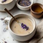 Lavender Milk Tea with Vanilla and Maple Recipe