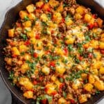 Mexican Ground Beef and Potato Skillet Recipe