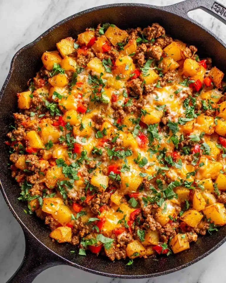 Mexican Ground Beef and Potato Skillet Recipe