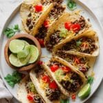 Ground Beef Tacos with Homemade Seasoning and Salsa Recipe