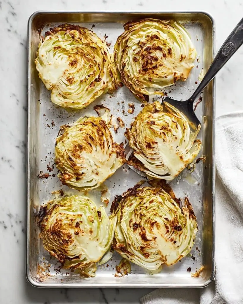 Roasted Cabbage Steaks Recipe