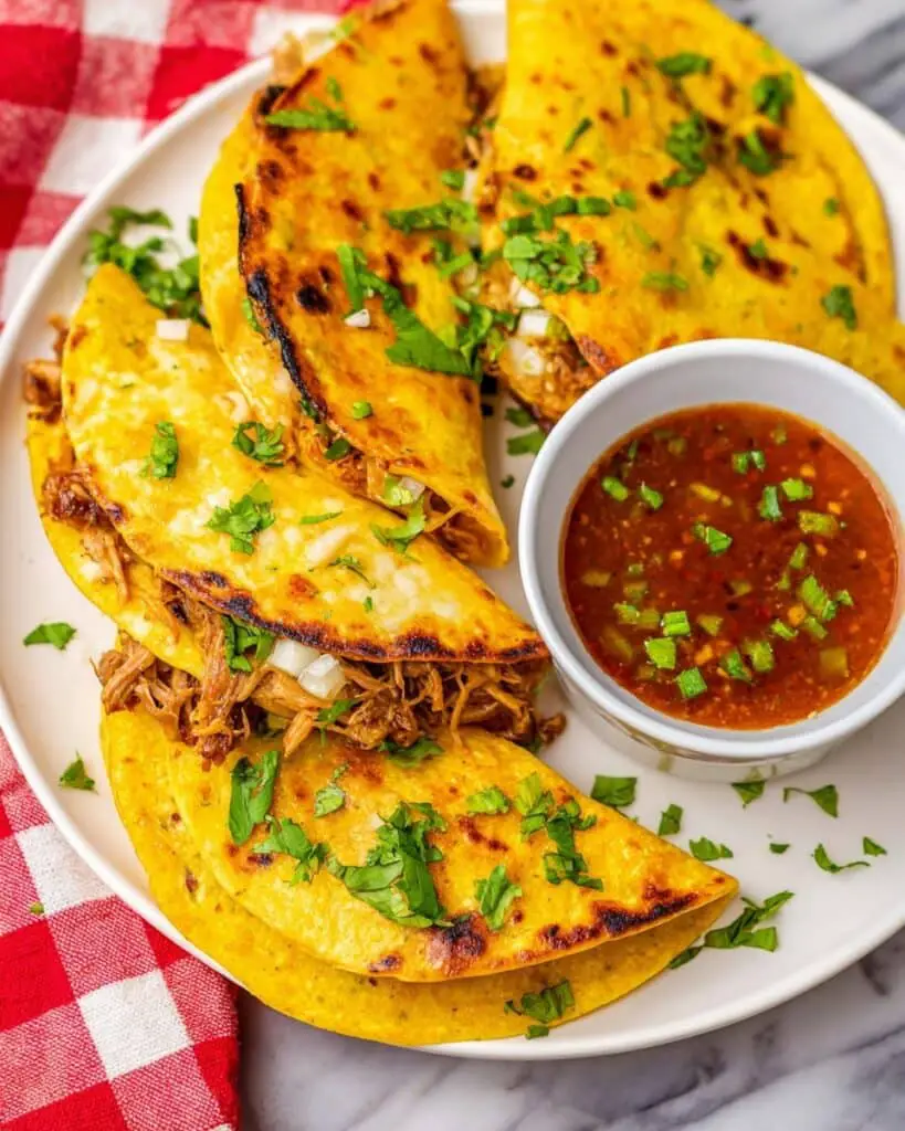 Crockpot Chicken Birria Tacos Recipe