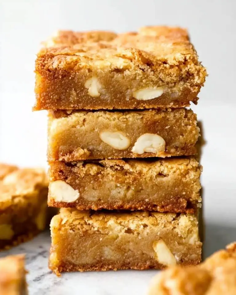 Moist Apple Brownies with Walnuts Recipe