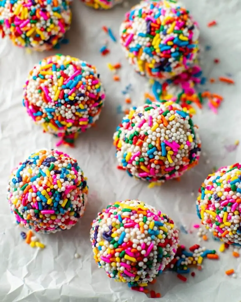 Birthday Cake Protein Balls Recipe