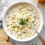 Creamy Garlic Parmesan Soup Recipe
