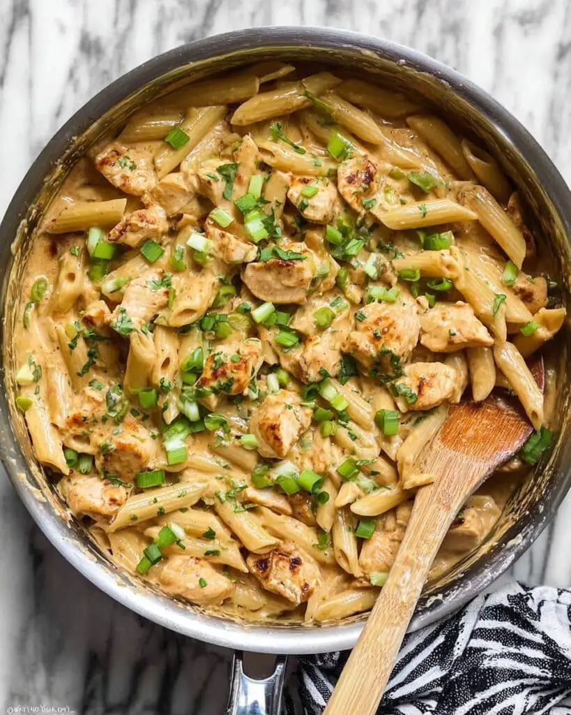 One Pot Creamy Cajun Chicken Pasta Recipe