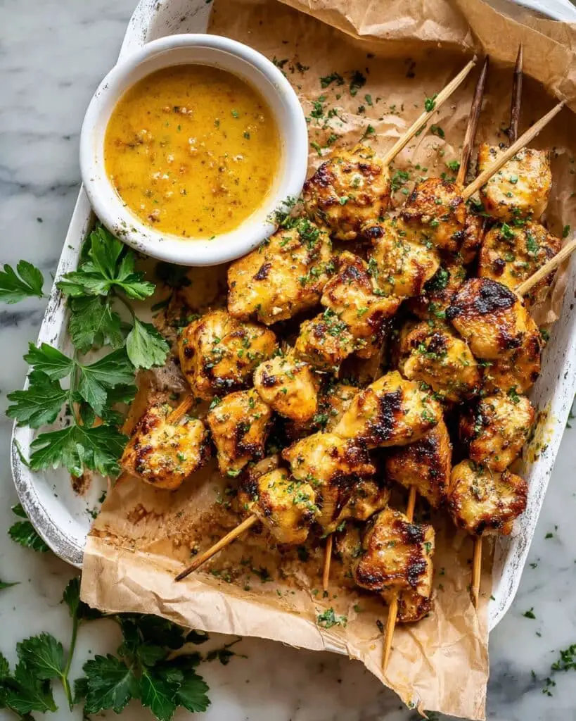 Cowboy Butter Chicken Skewers Recipe